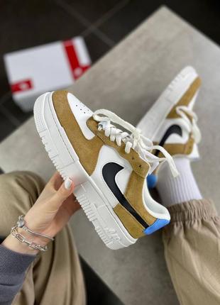 Женские кроссовки nike air force 1 pixel se snakeskin люкс качество