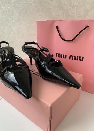 Слингбеки в стиле miu miu туфли мюли2 фото