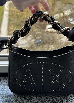 Кожаная сумка  armani