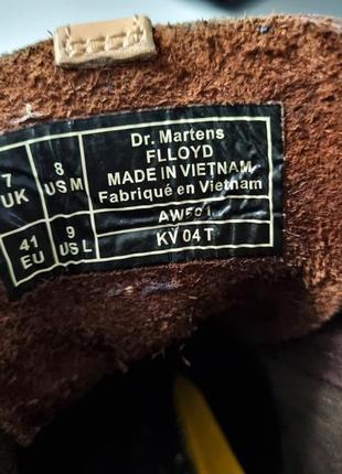 Чоловічі черевики dr martens flloyd8 фото