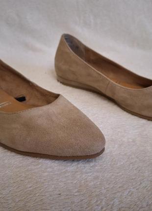 Натуральные замшевые туфли фирмы Tamaris (немечашка) р.38 см1 фото