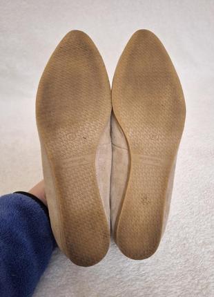 Натуральные замшевые туфли фирмы Tamaris (немечашка) р.38 см7 фото