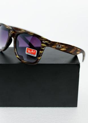 Окуляри сонцезахисні ray ban wayfarer текстурою дерева