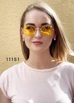 Жіночі сонцезахисні окуляри ray ban жовті