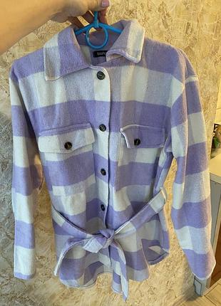Тепла рубашка в клітинку