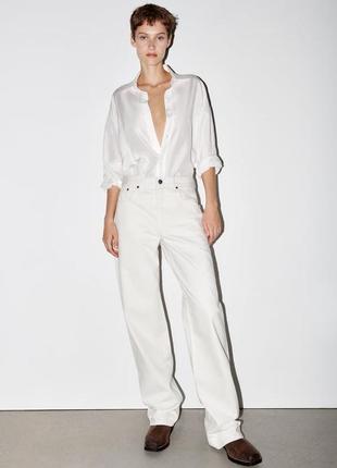 Длинные свободные джинсы от zara woman, 36, 38, 42р, оригинал1 фото