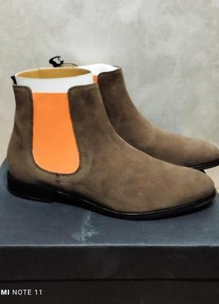 Шикарные замшевые ботинки челси успешного немецкого бренда gordon &amp; bros4 фото