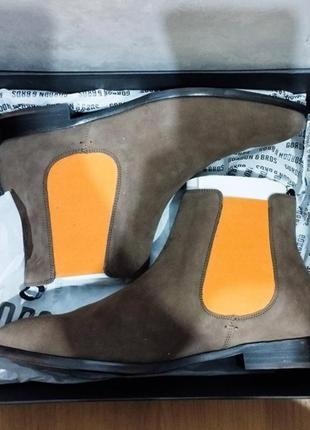 Шикарные замшевые ботинки челси успешного немецкого бренда gordon &amp; bros2 фото