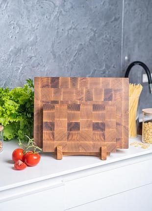 Набір із торцевих дошок (дуб&ясен): 20*30 см + 30*40 см + підставка під них
