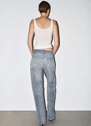 Длинные свободные джинсы от zara woman, 40, 42, 44р, оригинал4 фото