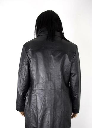 Длинное кожаное пальто из «матрицы»4 фото