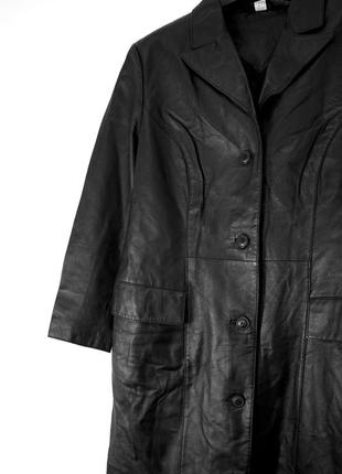 Длинное кожаное пальто из «матрицы»7 фото