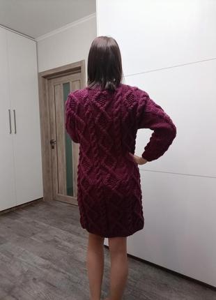 Платье вязаное.3 фото