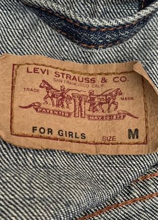 Пиджак джинсовый levi’s размер s коттон оригинал6 фото