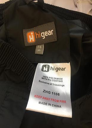 Штаны дождевик higear  8-9 л ( 134 см). 5