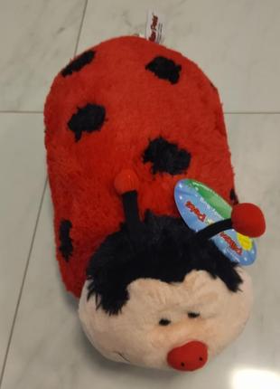 Декоративная подушка-игрушка pillow pets божья коровка1 фото