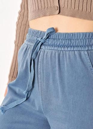 Актуальні зручні прямі жіночі штани карго штани-карго широкі жіночі штани на резинці жіночі карго демісезонні штани труби4 фото