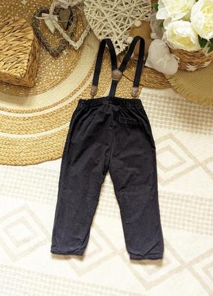 Набір сорочка штани з підтяжками next на 2 роки 92 см на хлопчика10 фото