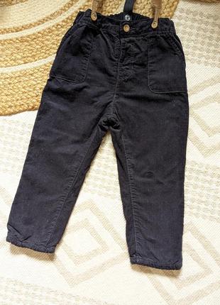 Набір сорочка штани з підтяжками next на 2 роки 92 см на хлопчика9 фото