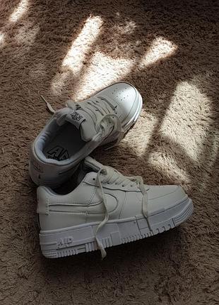 Женские кроссовки nike air force 1 pixel люкс качество