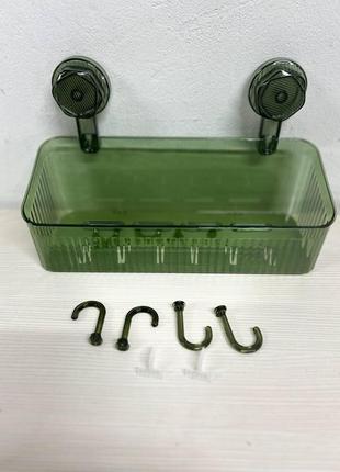 Полиця для ванної кімнати на присоску organizer for wall