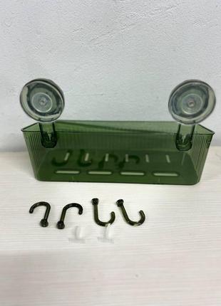 Полиця для ванної кімнати на присоску organizer for wall