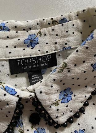 Трендовая рубашка в цветке topshop6 фото