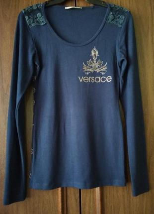Логслив женский treysi с надписями бренда versace5 фото