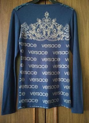 Логслив женский treysi с надписями бренда versace6 фото