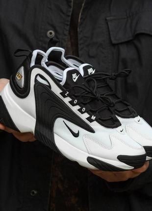 Женские кроссовки nike air zoom 2k black white 37-38-39-40-41