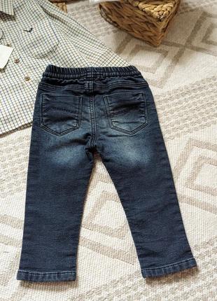Набор рубашка штаны джинсы next на 12-18 месяца 80-86 см на мальчика6 фото