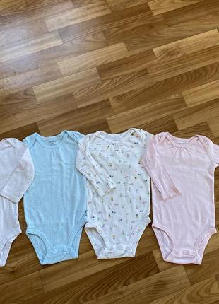 Боди с длинным рукавом на девочку