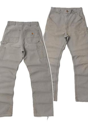 Carhartt vintage 98` distressed workwear jeans мужские брюки