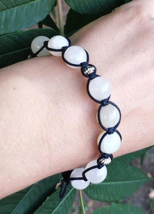 Браслет шамбала оникс, камень вождей и борцов