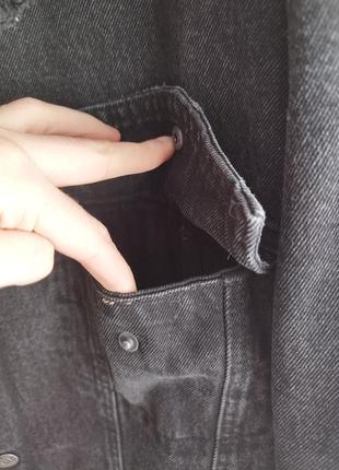 Мужская утепленная джинсовая куртка xxl/2xl, теплая куртка4 фото