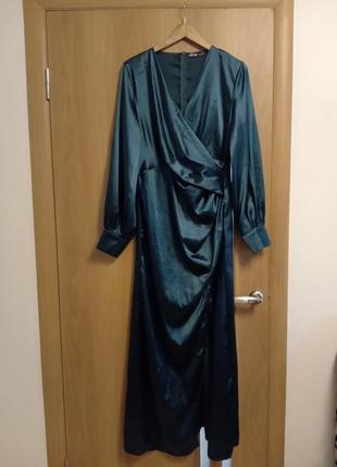 Модное изящное платье в пол, размер 12-142 фото
