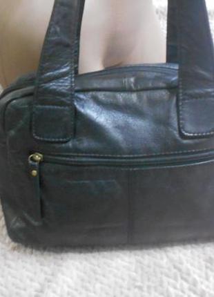Отличная стеганая сумка 100% натуральная кожа, modapelle3 фото