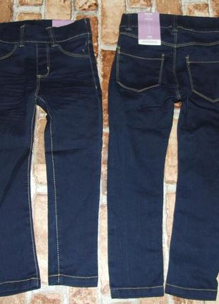 Новые джинсы девочке джеггинсы узкачи 2 - 8 года скинни