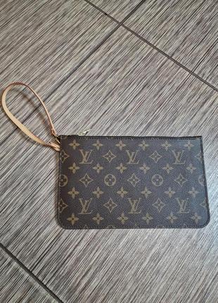 Монограмна сумка, сумка-клатч louis vuitton з натуральної шкіри, оригінал