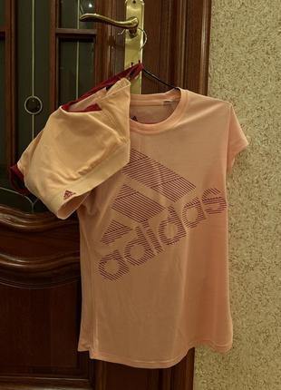Комлект футболка,лосини та топ adidas