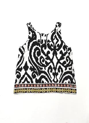 🎁 подарок майка с принтом зебра 
р 14