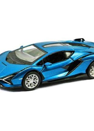 Машинка металева lamborghini sian fkp 37 бірюзова