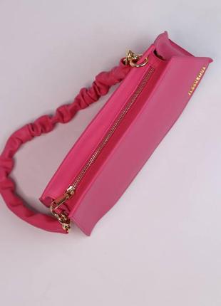 Женская сумка jacquemus la vague pink, женская сумка, жакмюс розового цвета4 фото