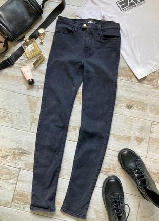 Стрейчевые темно-серые/угольные джинсы replay1 фото