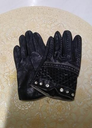 Нові шкіряні перчатки 7-7,5р river island4 фото