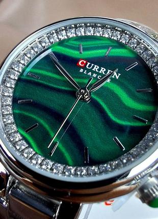 Жіночий класичний наручний  годинник зі сталевим браслетом curren 9089 sg2 фото