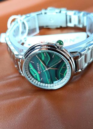 Жіночий класичний наручний  годинник зі сталевим браслетом curren 9089 sg5 фото
