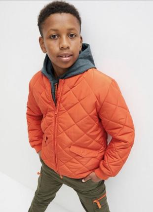 Куртка весенняя мальчишку яркая курточка на 6-7 лет 116-122 см 10-11 лет 140-146 см pepperts5 фото
