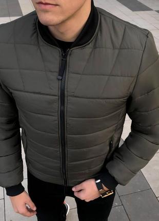 Куртка бомбер мужская весна осень