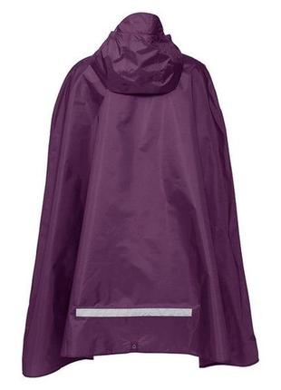 Плащ-дождевик мембранный для девочки crivit 134-140 см фиолетовый3 фото